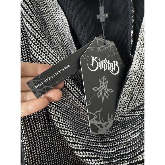 Killstar Hot As Heim Sweater Goth Core Edgy Medium Grudge Punk - Picture 7 of 14